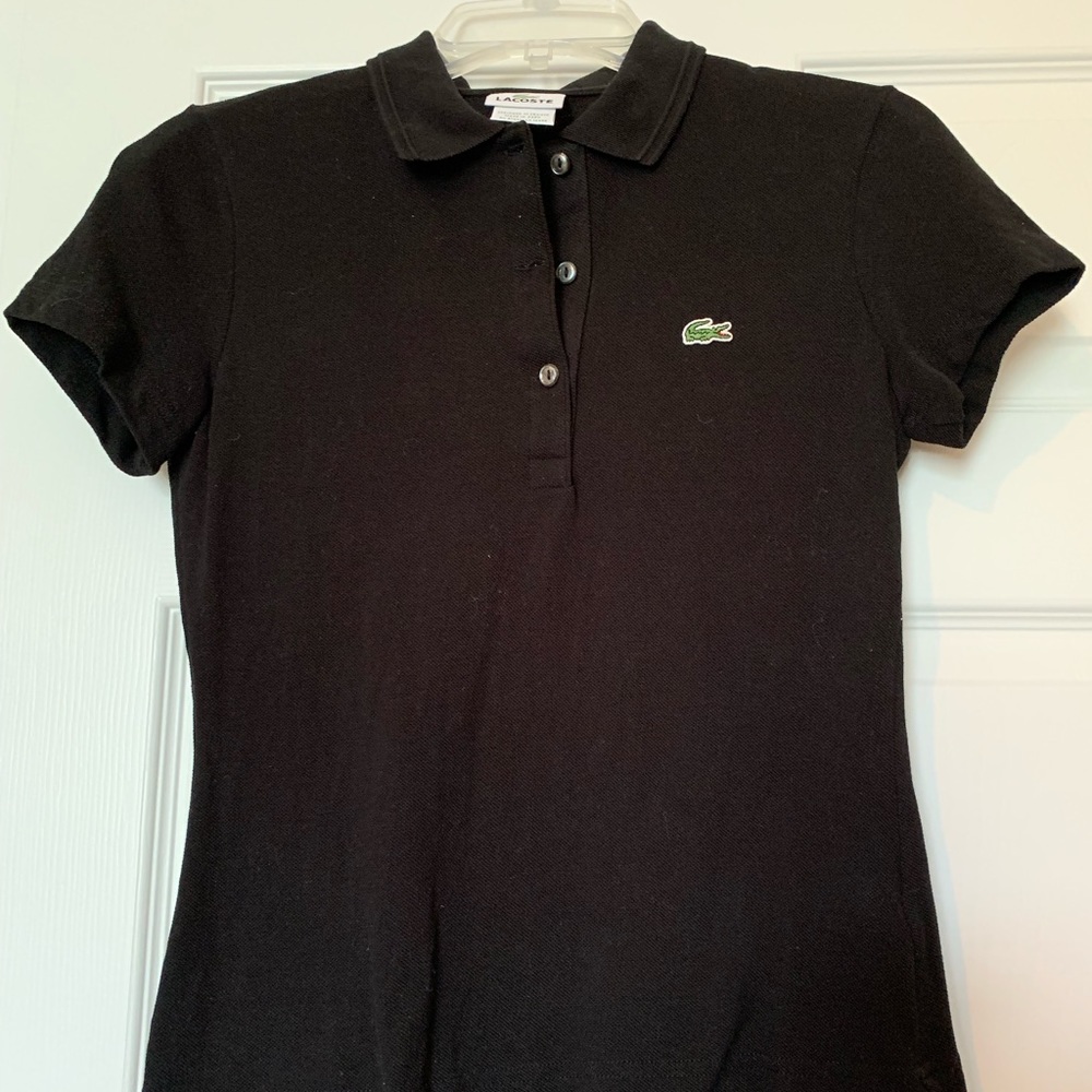 Black Lacoste Polo